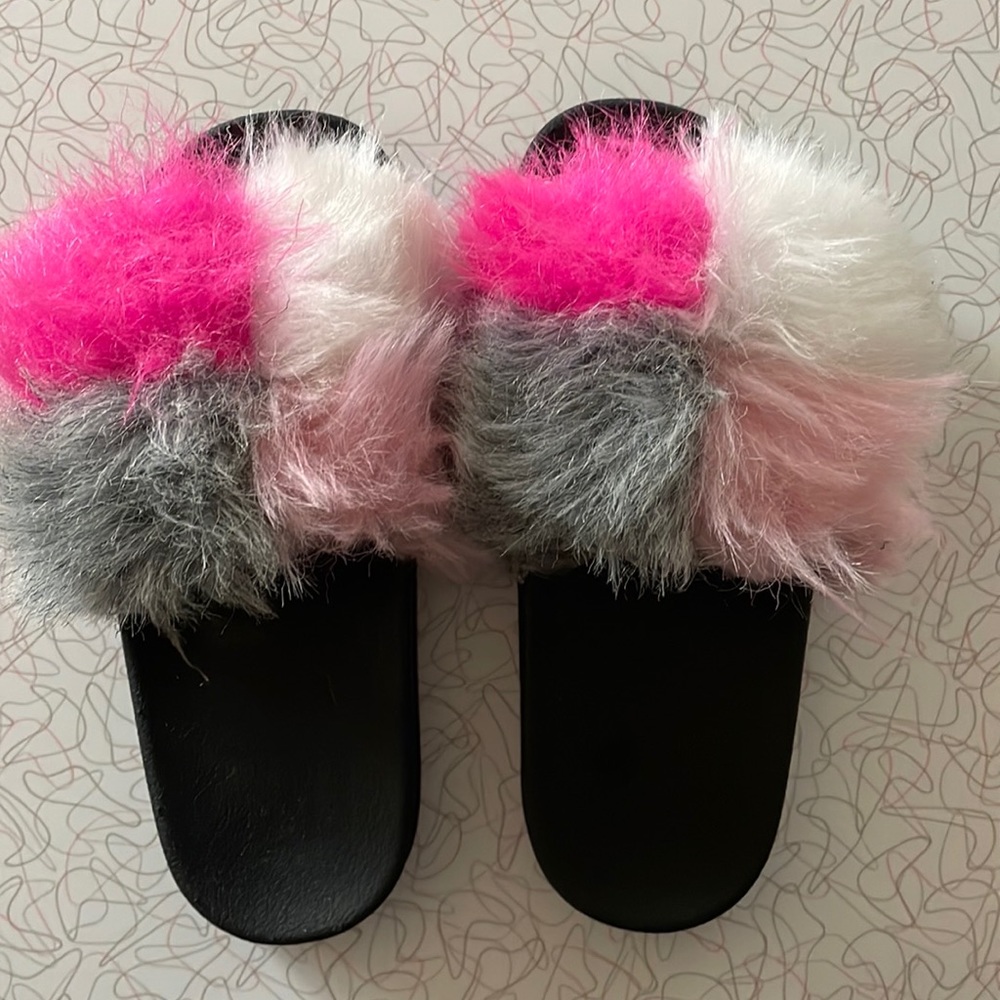 Faux Fur Sandal